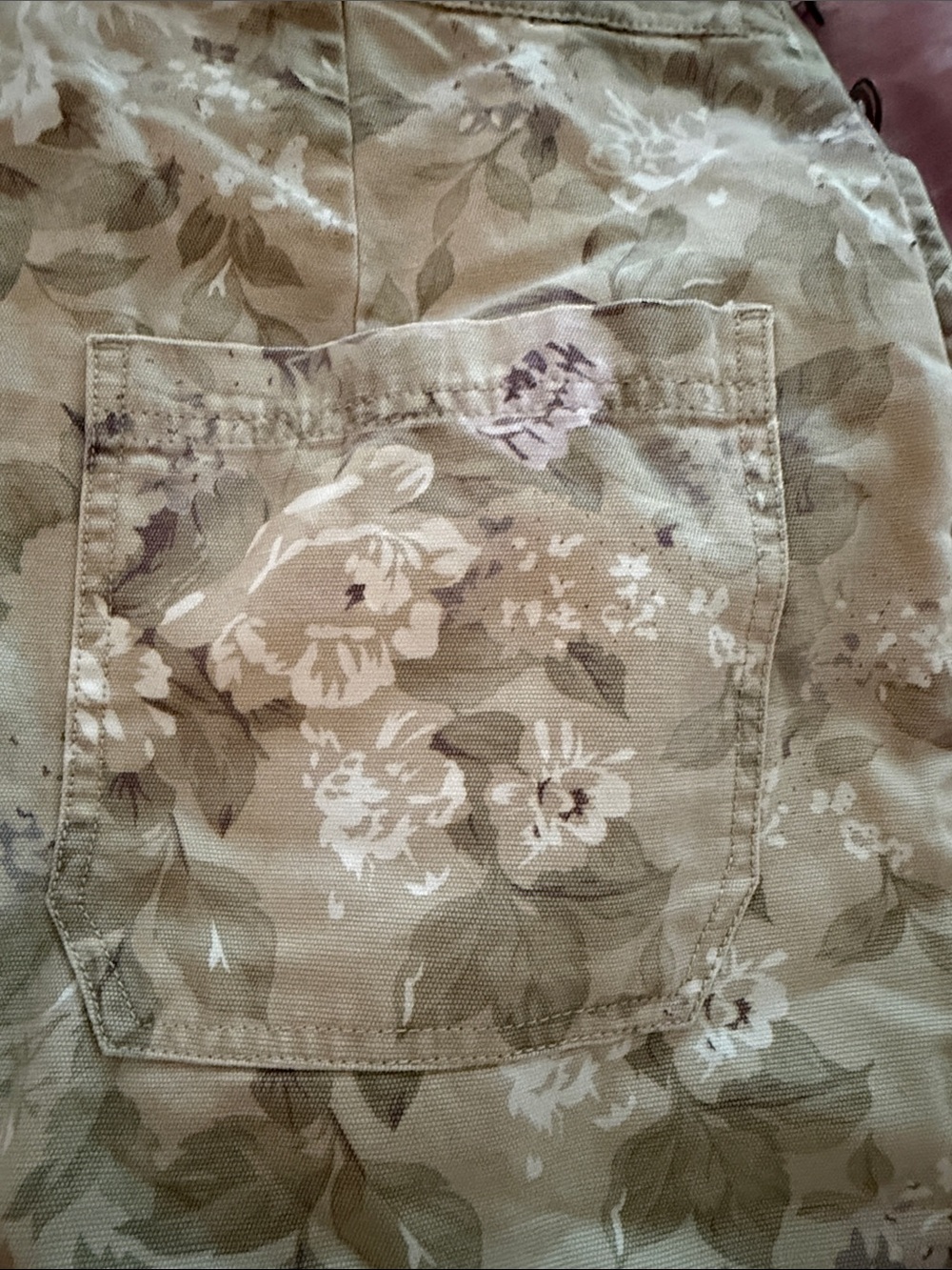 NEW Overalls Floral RVCA - Picture 5 of 11